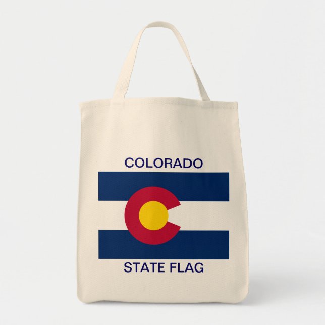 Colorado State Flag Tote Bag (Front)