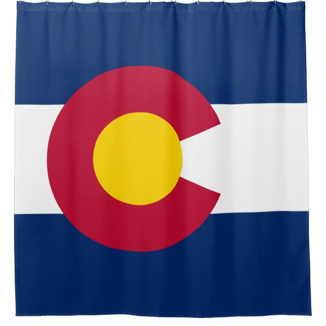 Colorado State Flag Travel Home Memories Shower Curtain (Front)