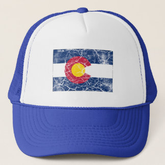 Colorado State Flag Vintage Trucker Hat