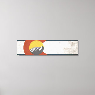 Colorado State Flag Wrapped Canvas
