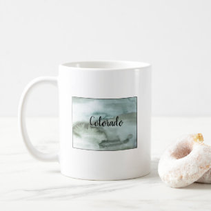 Colorado State Illustration Coffee Mug