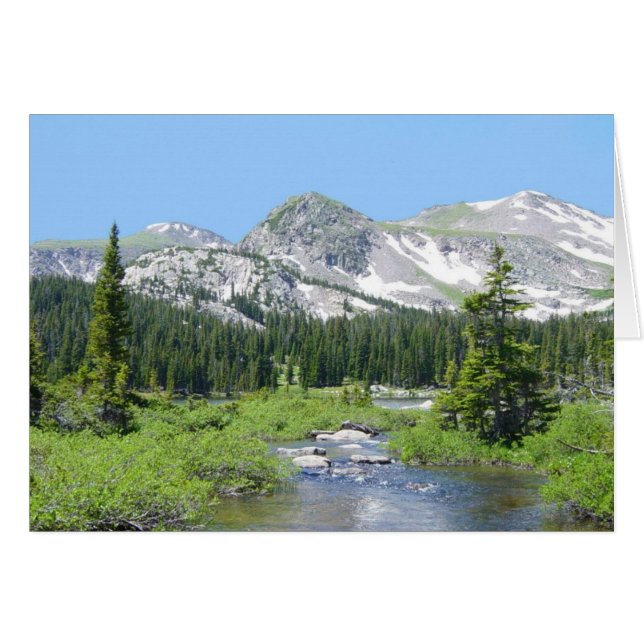 Colorado Summer All Occasion Greeting Card (Front Horizontal)