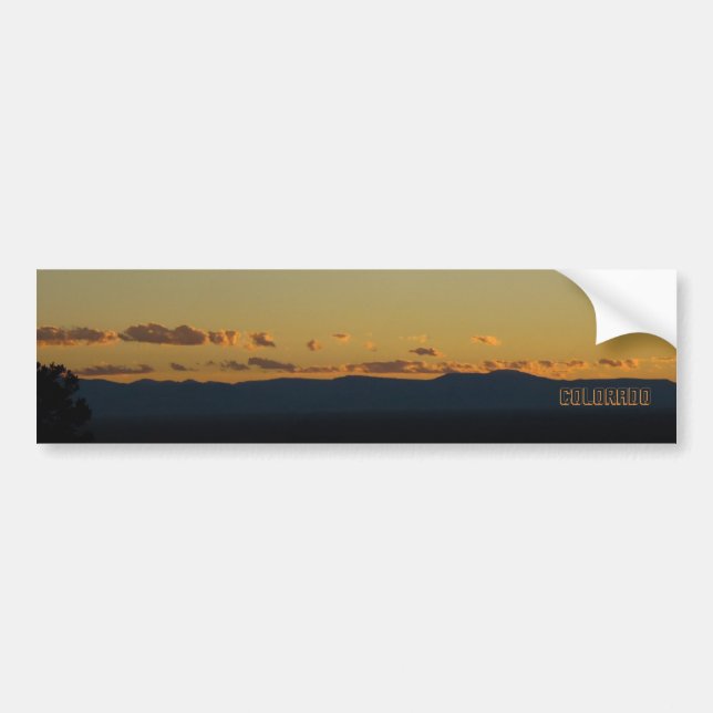 Colorado Sunsets Bumper Sticker (Front)