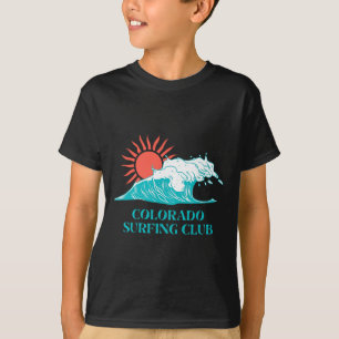 Colorado Surfing Club Retro Ironic Vacation T-Shirt