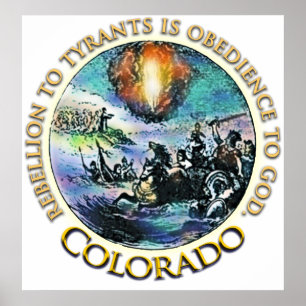 Colorado Tea Party Poster