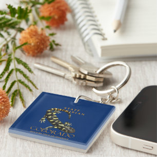 Colorado Territory Amphibian The Barred Tiger Key Ring