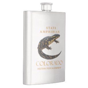 Colorado Territory Amphibian The Western Tiger Hip Flask