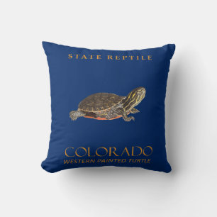 Colorado Territory Baby Western Painted Turtle Cushion