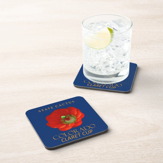 Colorado Territory Cactus The Claret Cup Cactus Coaster (Right Side)