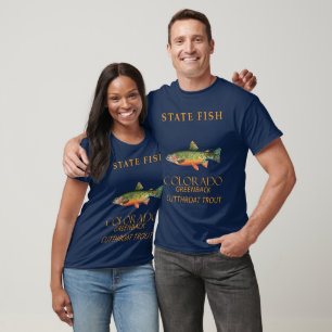 Colorado Territory Fish The Greenback Trout T-Shirt