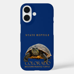 Colorado Territory Reptile Western Painted Turtle iPhone 16 Case