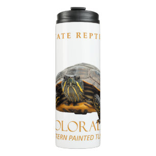 Colorado Territory Reptile Western Painted Turtle Thermal Tumbler