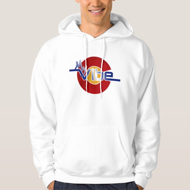 Colorado text graphic hoodie (Front)
