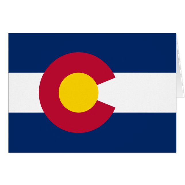 Colorado: The Centennial US State Flag (Front Horizontal)