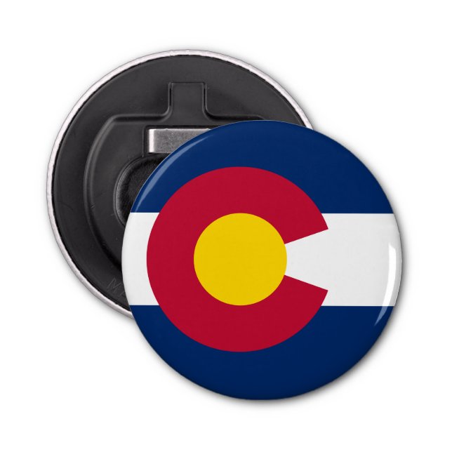Colorado: The Centennial US State Flag Bottle Opener (Front)