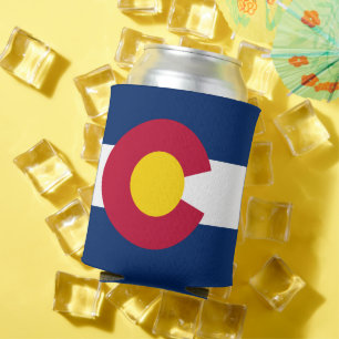 Colorado: The Centennial US State Flag Can Cooler