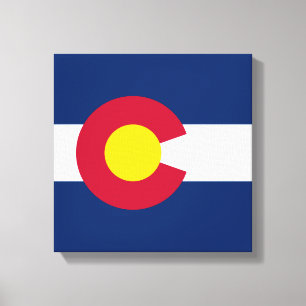 Colorado: The Centennial US State Flag Canvas Print