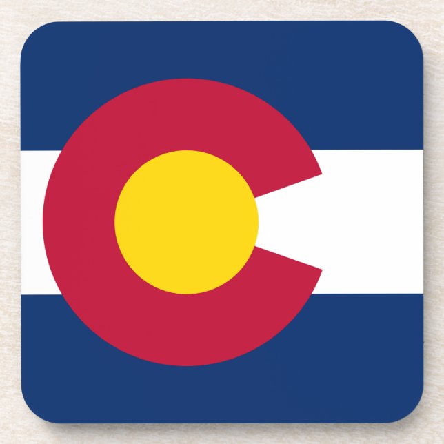 Colorado: The Centennial US State Flag Coaster (Front)