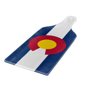 Colorado: The Centennial US State Flag Cutting Board