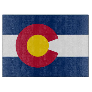 Colorado: The Centennial US State Flag Cutting Board