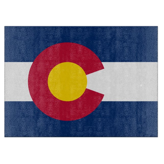 Colorado: The Centennial US State Flag Cutting Board (Front)