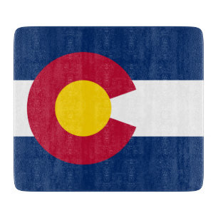 Colorado: The Centennial US State Flag Cutting Board
