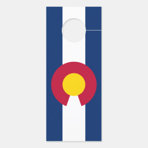 Colorado: The Centennial US State Flag Door Hanger