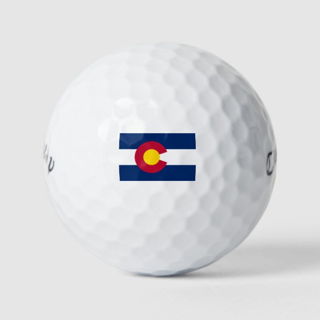 Colorado: The Centennial US State Flag Golf Balls (Front)