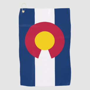 Colorado: The Centennial US State Flag Golf Towel