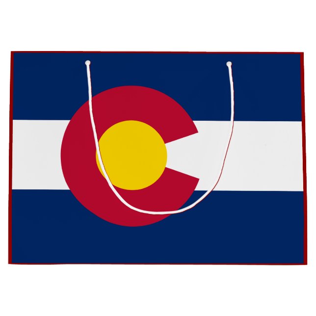Colorado: The Centennial US State Flag Large Gift Bag (Front)