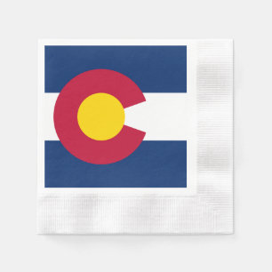 Colorado: The Centennial US State Flag Napkin