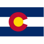 Colorado: The Centennial US State Flag Photo Sculpture Magnet<br><div class="desc">In the year 1911, the state of Colorado, a land of breathtaking beauty and boundless opportunity, sought a flag to symbolise its unique identity. A committee was formed to design a flag that would capture the essence of the Centennial State. - After much deliberation, a design was chosen that celebrated...</div>