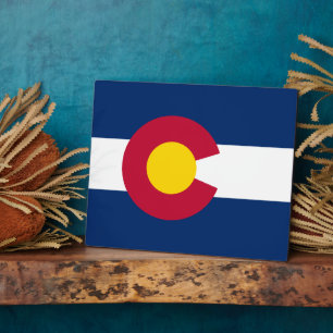 Colorado: The Centennial US State Flag Plaque