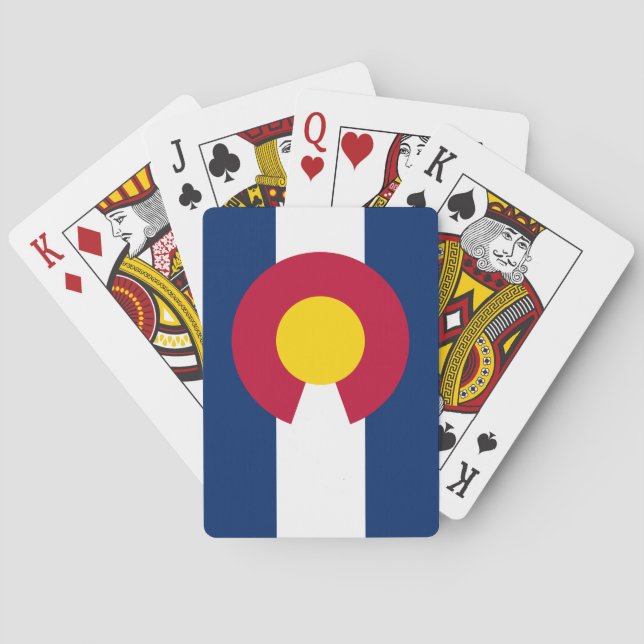 Colorado: The Centennial US State Flag Playing Cards (Back)