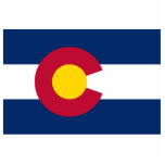 Colorado: The Centennial US State Flag Standing Photo Sculpture<br><div class="desc">In the year 1911, the state of Colorado, a land of breathtaking beauty and boundless opportunity, sought a flag to symbolise its unique identity. A committee was formed to design a flag that would capture the essence of the Centennial State. - After much deliberation, a design was chosen that celebrated...</div>