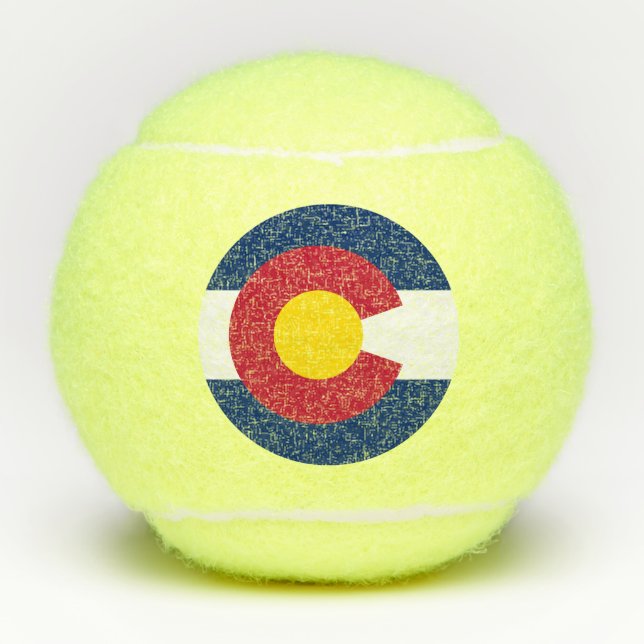 Colorado: The Centennial US State Flag Tennis Balls (Front)