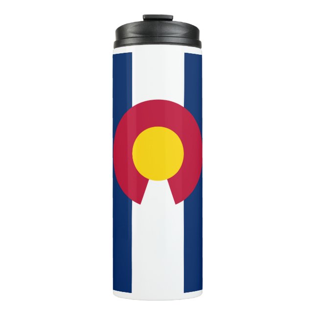 Colorado: The Centennial US State Flag Thermal Tumbler (Front)