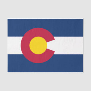 Colorado: The Centennial US State Flag Tissue Paper