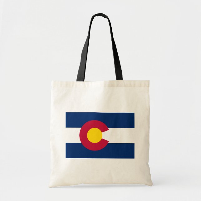 Colorado: The Centennial US State Flag Tote Bag (Front)