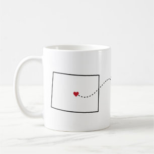 Colorado to Florida - Heart2Heart Coffee Mug