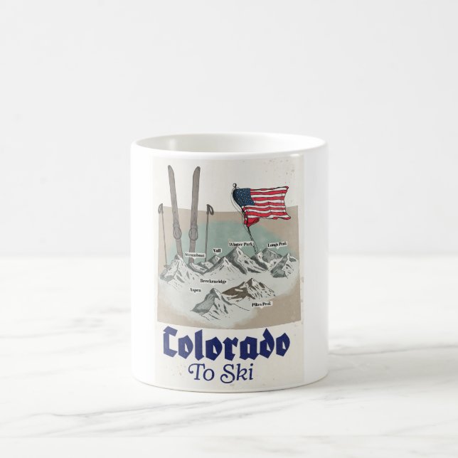 Colorado to Ski Coffee Mug (Center)