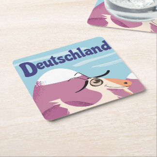 Colorado To Ski! Square Paper Coaster