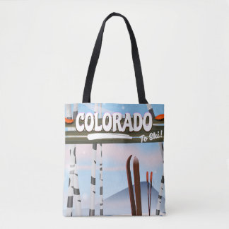 Colorado To Ski! Tote Bag