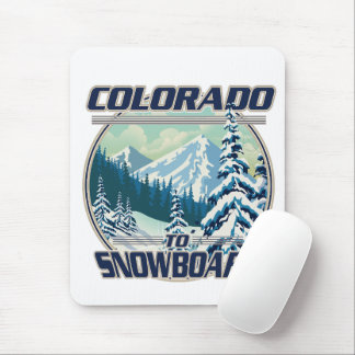 Colorado To Snowboard Mouse Mat