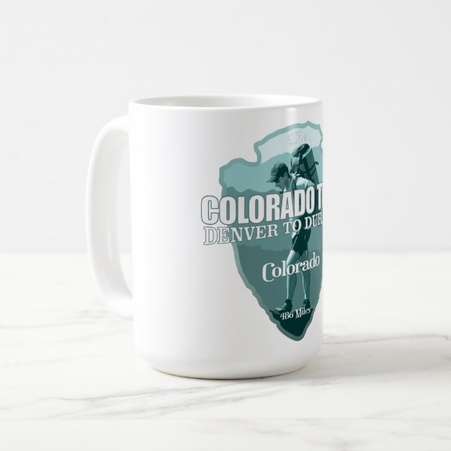 Colorado Trail (arrowhead T) Coffee Mug (Front Left)