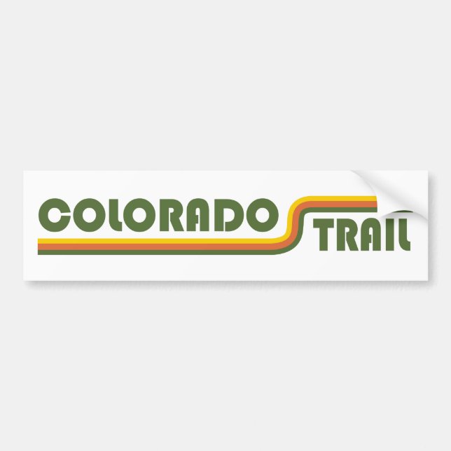 Colorado Trail Bumper Sticker (Front)