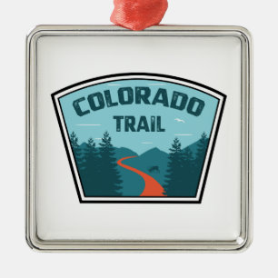 Colorado Trail Metal Tree Decoration