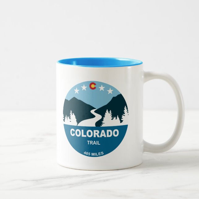 Colorado Trail Two-Tone Coffee Mug (Right)