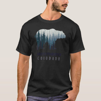Colorado Travelbreckenridge Mountains Trees T-Shirt