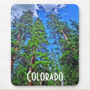 Colorado trees mousepad